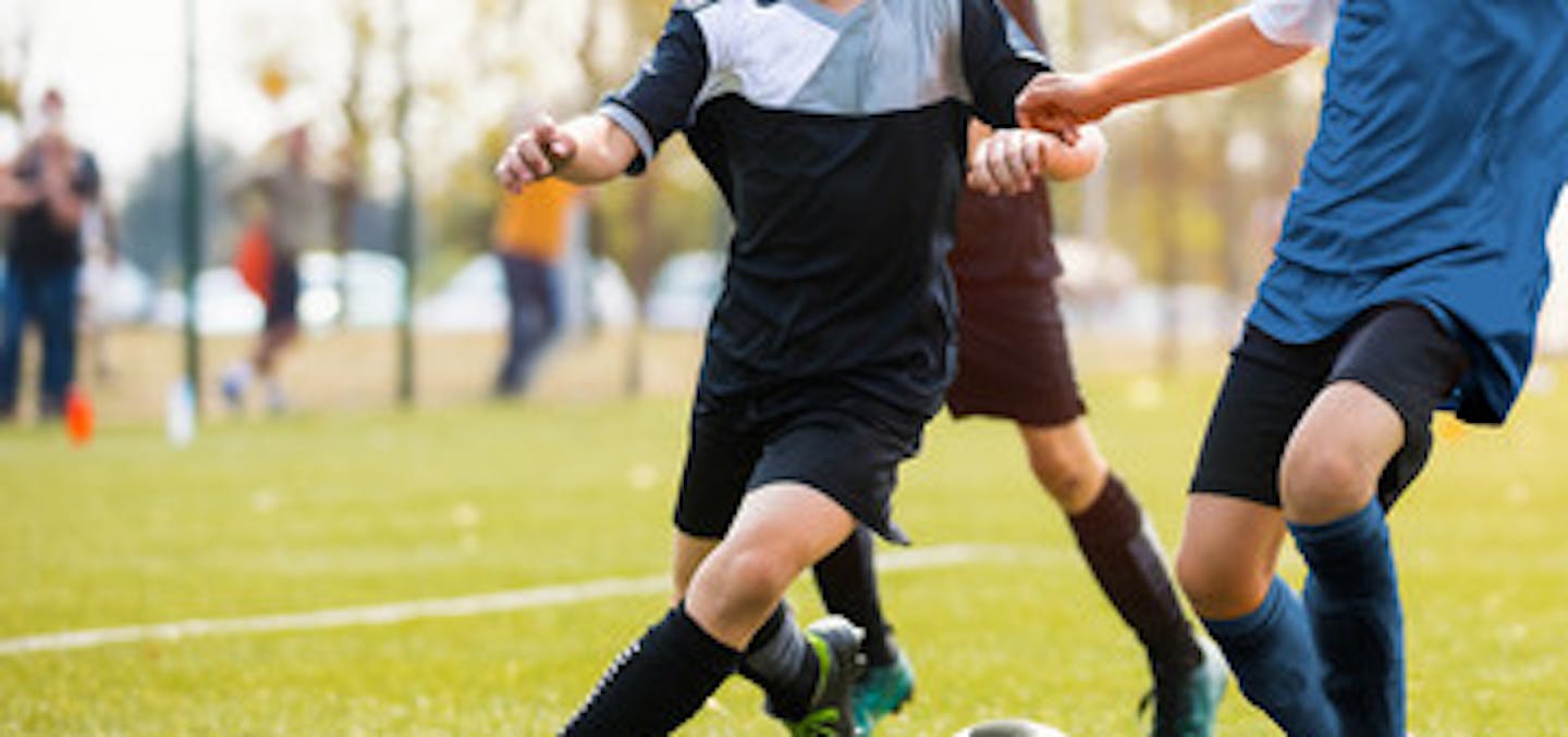 People playing football